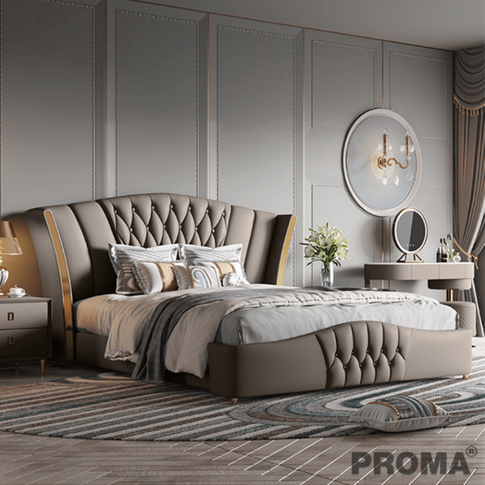 [Pre-order] เตียงนอน Proma-B13-5F ขนาด 5 ฟุต สีน้ำตาล_8